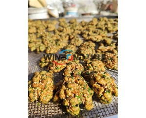 新品海苔味琥珀核桃仁炒鍋 可定制 風(fēng)味核桃仁加工設(shè)備