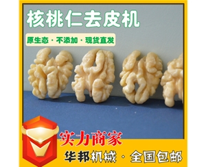 華邦核桃仁去皮機(jī)型號(hào)齊全 可定制 核桃仁去皮流水線